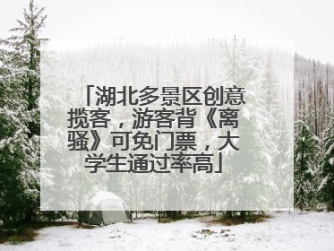 湖北多景区创意揽客，游客背《离骚》可免门票，大学生通过率高
