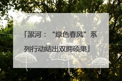 漯河：“绿色春风”系列行动结出双拥硕果