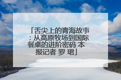 舌尖上的青海故事：从高原牧场到国际餐桌的进阶密码 本报记者 罗 珺