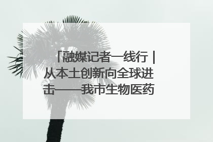 融媒记者一线行｜从本土创新向全球进击——我市生物医药产业破茧突围