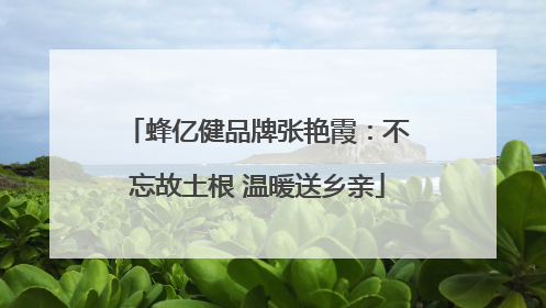 蜂亿健品牌张艳霞：不忘故土根 温暖送乡亲