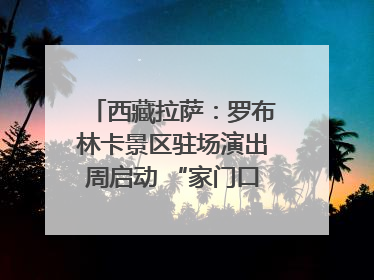 西藏拉萨：罗布林卡景区驻场演出周启动 “家门口”享文化盛宴