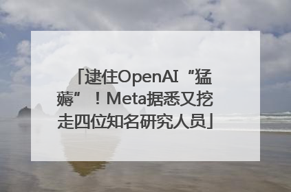 逮住OpenAI“猛薅”！Meta据悉又挖走四位知名研究人员