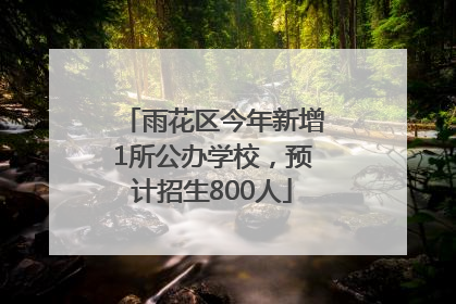 雨花区今年新增1所公办学校，预计招生800人