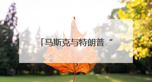 马斯克与特朗普“握手言和”内幕曝光，和万斯有关