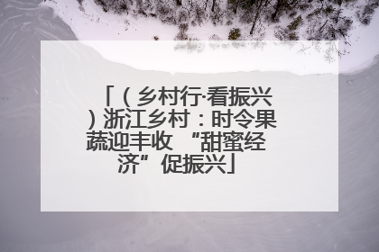 （乡村行·看振兴）浙江乡村：时令果蔬迎丰收 “甜蜜经济”促振兴