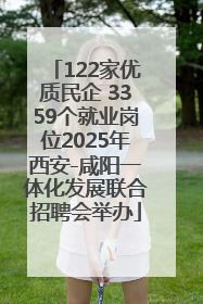 122家优质民企 3359个就业岗位2025年西安-咸阳一体化发展联合招聘会举办
