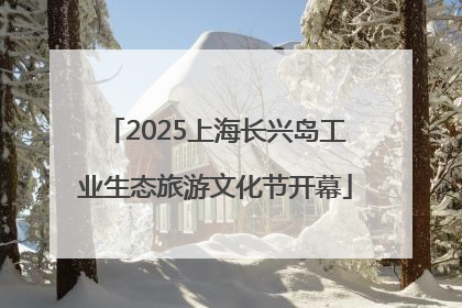 2025上海长兴岛工业生态旅游文化节开幕