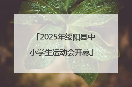 2025年绥阳县中小学生运动会开幕