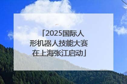 2025国际人形机器人技能大赛在上海张江启动