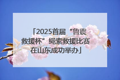 2025首届“鲁震救援杯”绳索救援比赛在山东成功举办